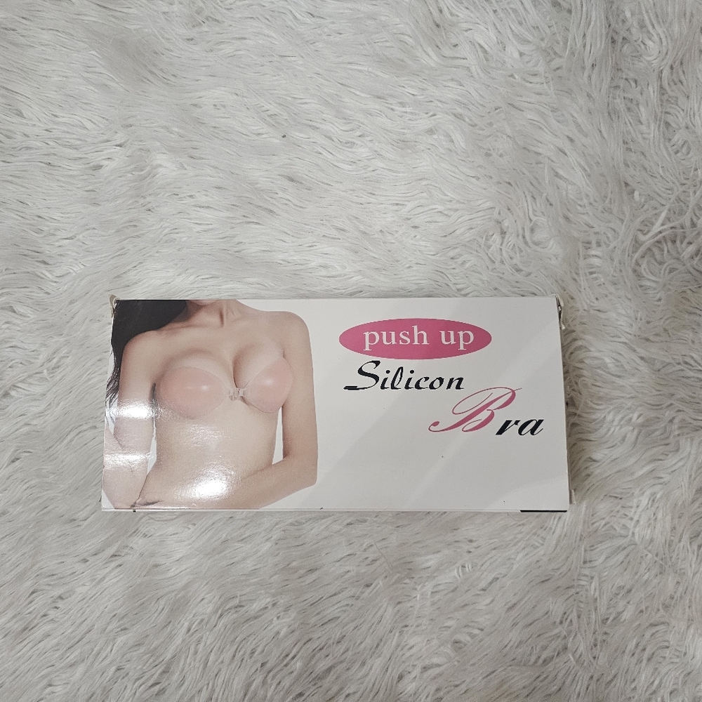Push Up Silicon Bra - Nude Pink